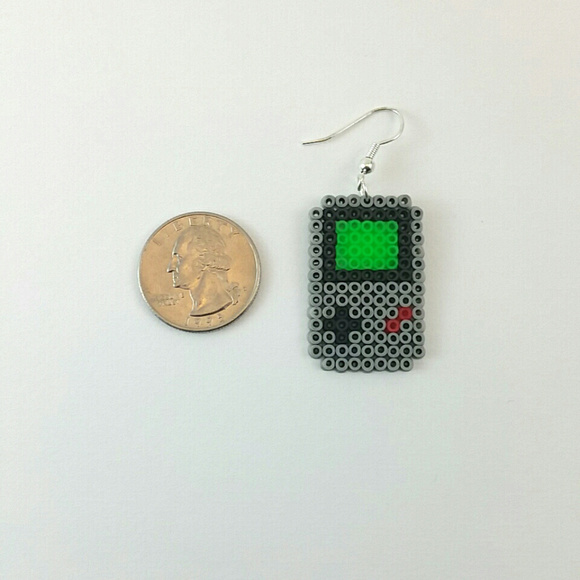 Nintendo GameBoy Earrings Handmade Hypoallergenic - Picture 3 of 3
